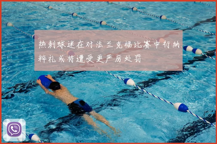 热刺球迷在对法兰克福比赛中行纳粹礼或将遭受更严厉处罚