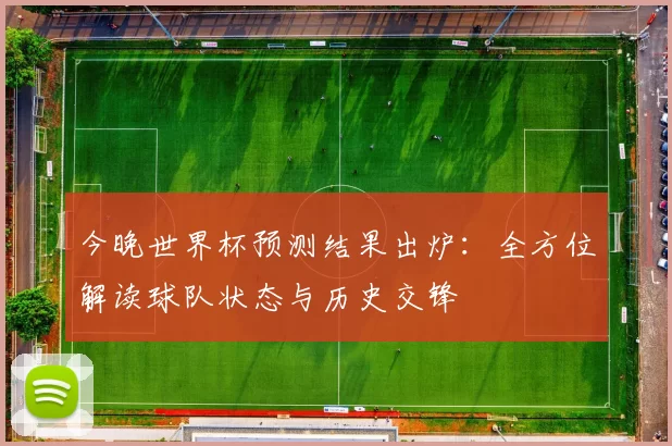 今晚世界杯预测结果出炉：全方位解读球队状态与历史交锋