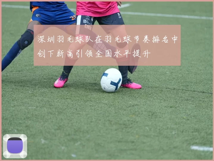 深圳羽毛球队在羽毛球节奏排名中创下新高引领全国水平提升