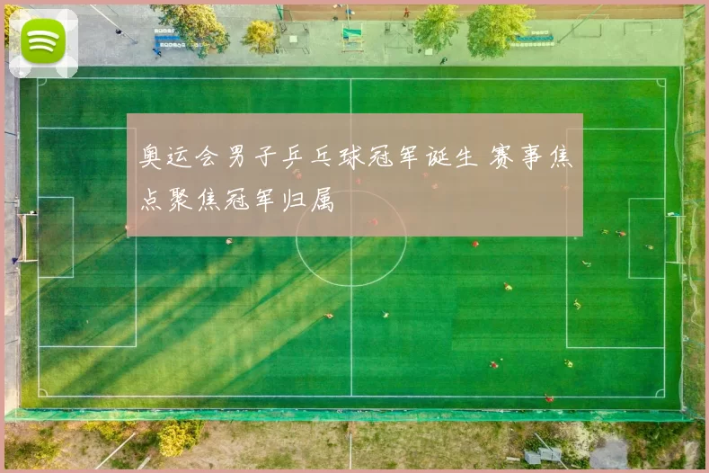 奥运会男子乒乓球冠军诞生 赛事焦点聚焦冠军归属